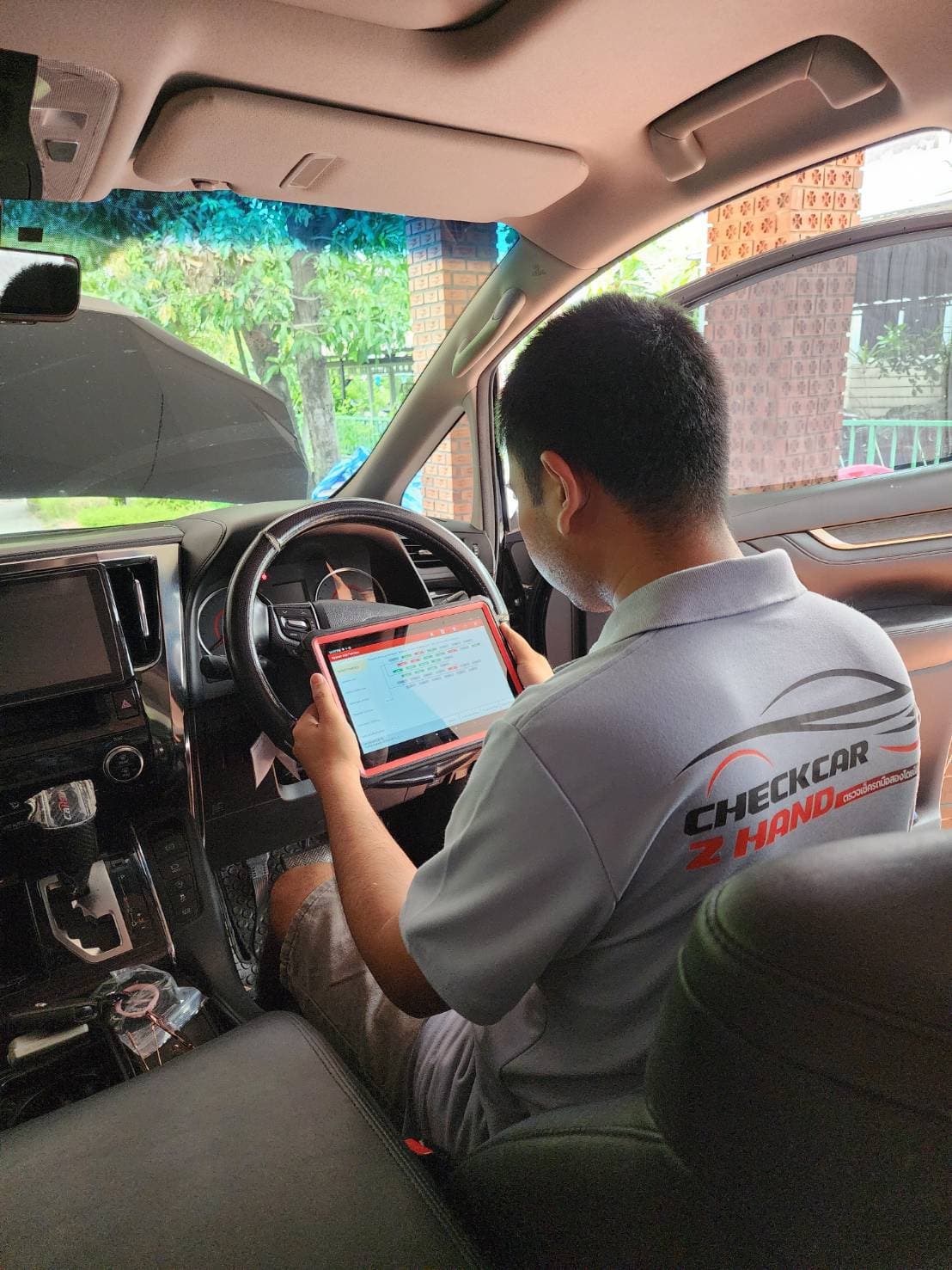 ผลงานตรวจรถมือสอง Checkcar2hand - การตรวจสอบสีและความหนาชั้นสี